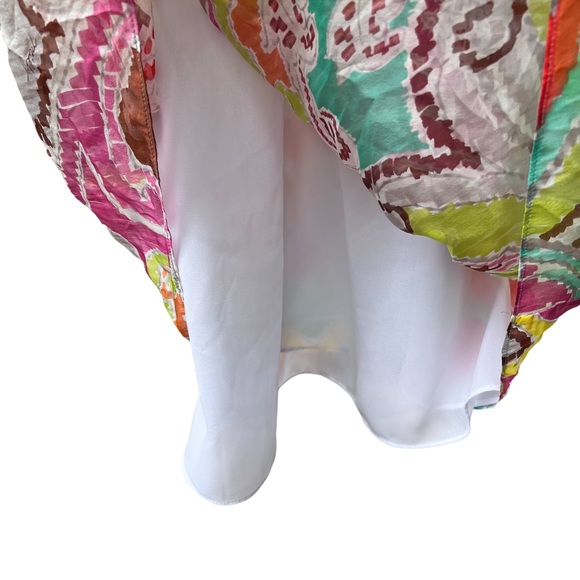 Vintage Milly Printed Bright Paisley Dress - Picture 6 of 14